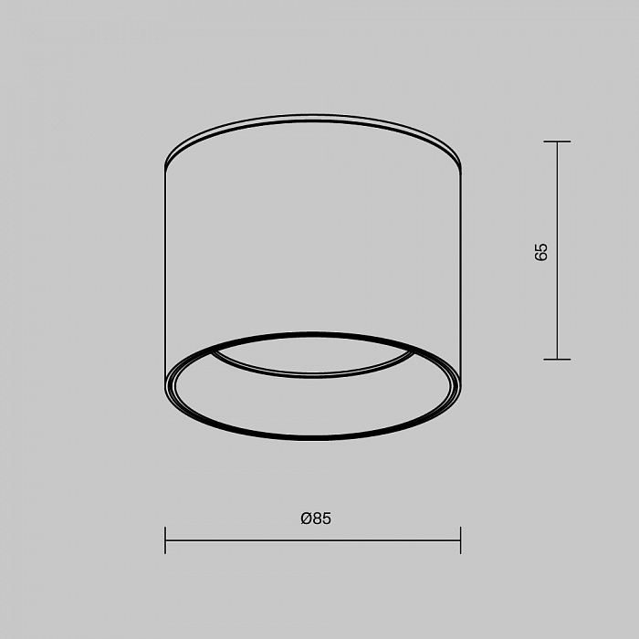 Светильник Technical C096L-GX53-WBS