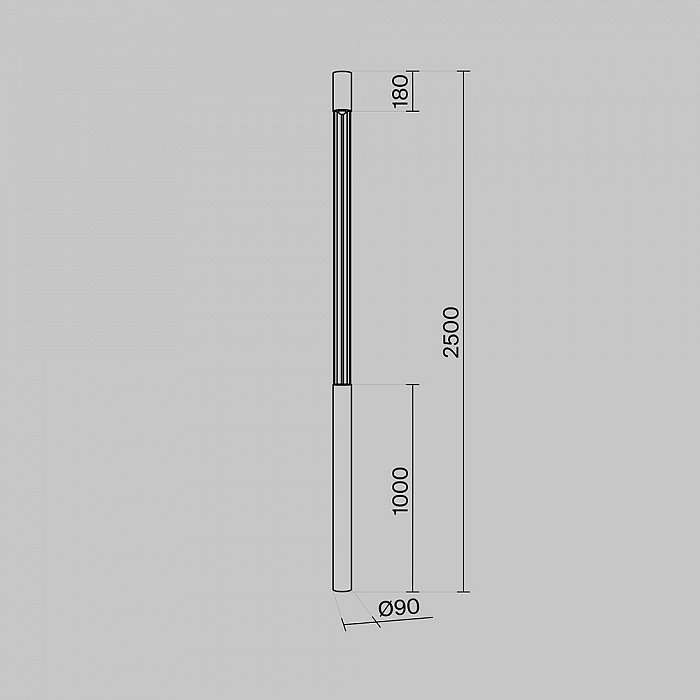 Уличный светильник Outdoor O427FL-L30GF3K