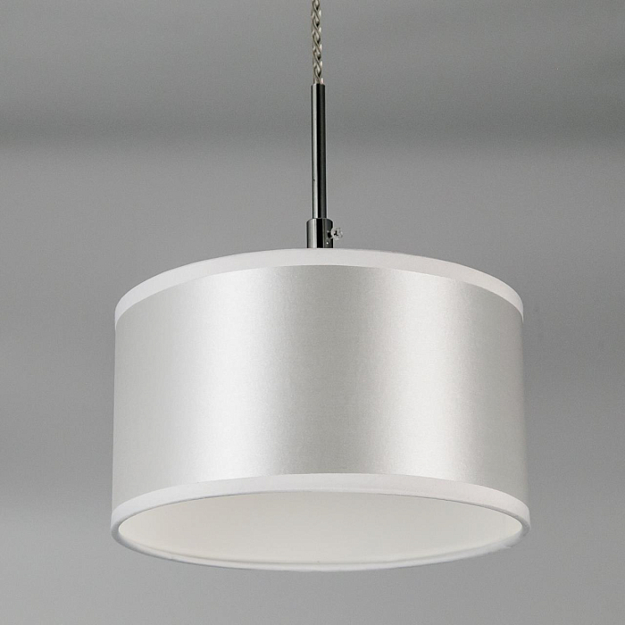 CL466110 Эвита Хром+Белый Св-к Подвес Светильник одинарный  CL466110
