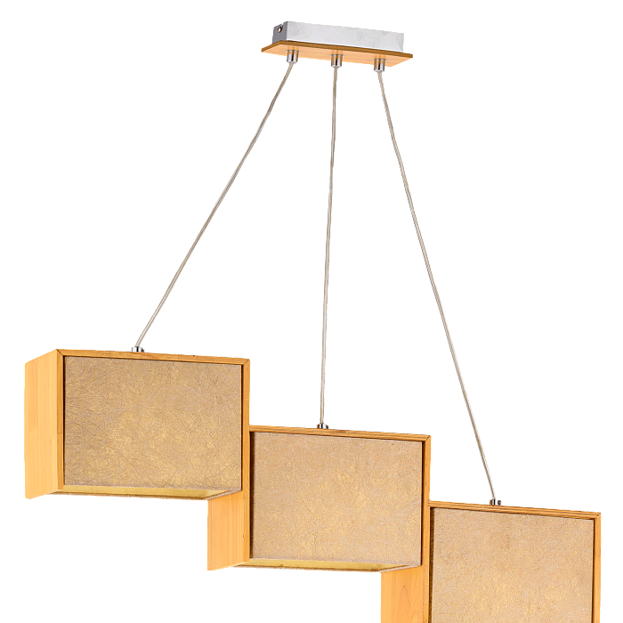 Светильник тройной Sfera Sveta 85502/3PB WOOD+CH