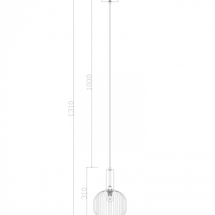 Светильник одинарный Freya FR8012PL-01AM