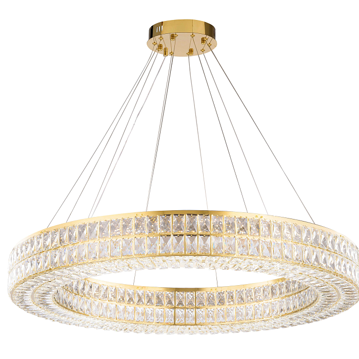 Люстра NewRgy 2786E/112W GOLD+CLEAR