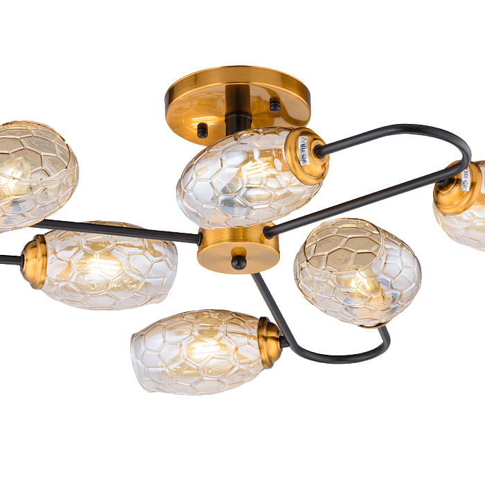 Люстра Sfera Sveta 06749/6 BK+GOLD BRONZE
