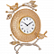 Часы BOGACHO 45022 АС-(АСМзл) Корпус: АС, задняя стенка - Айвори (АС), скульптура - АС, цвет ковки - Айвори Мраморное золото(АСМзл)