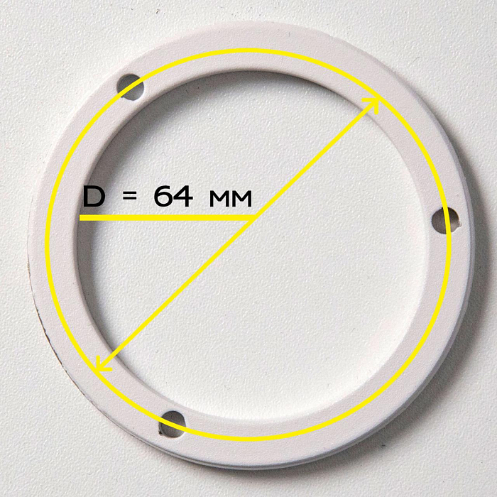 CL7440103 Старк Белый+Медь Св-к Потол. 12W*3500K Светильник накладной  CL7440103