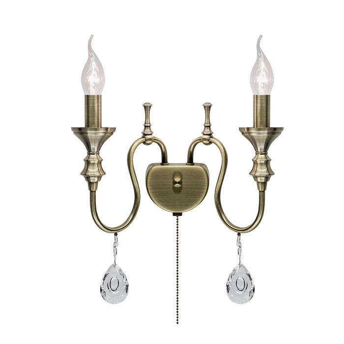 CL437323 Рига Бронза Св-к Бра Бра на 2 лампы  CL437323