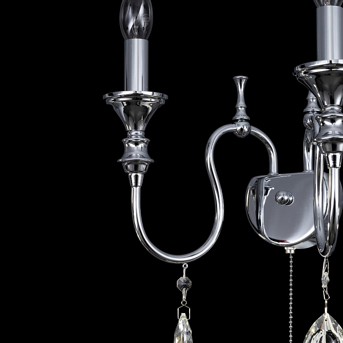 CL437321 Рига Хром Св-к Бра Бра на 2 лампы  CL437321