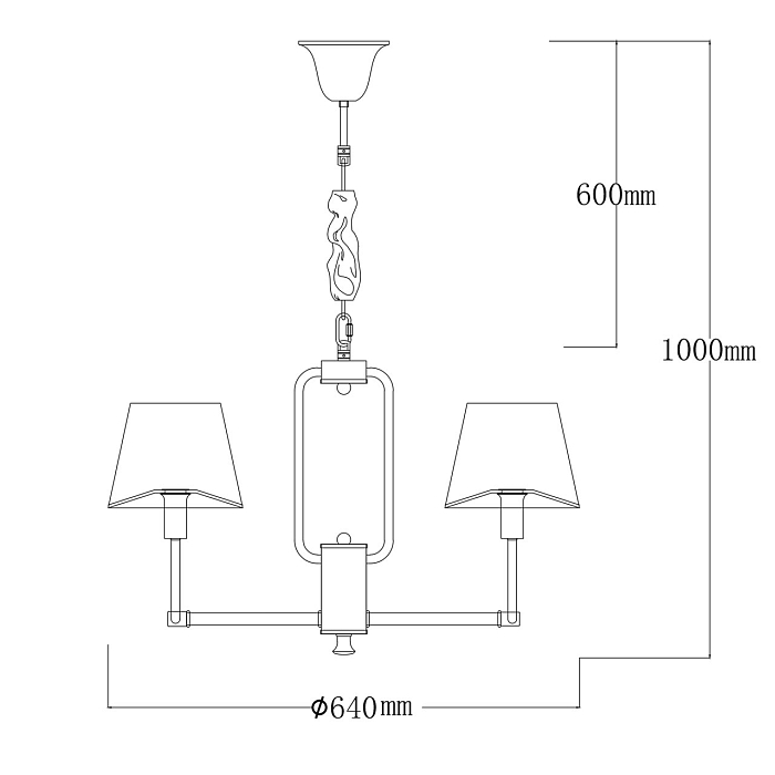 Люстра подвесная MW-Light 355014806
