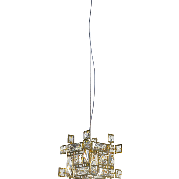 Люстра NewRgy 6078E/1A GOLD+CLEAR