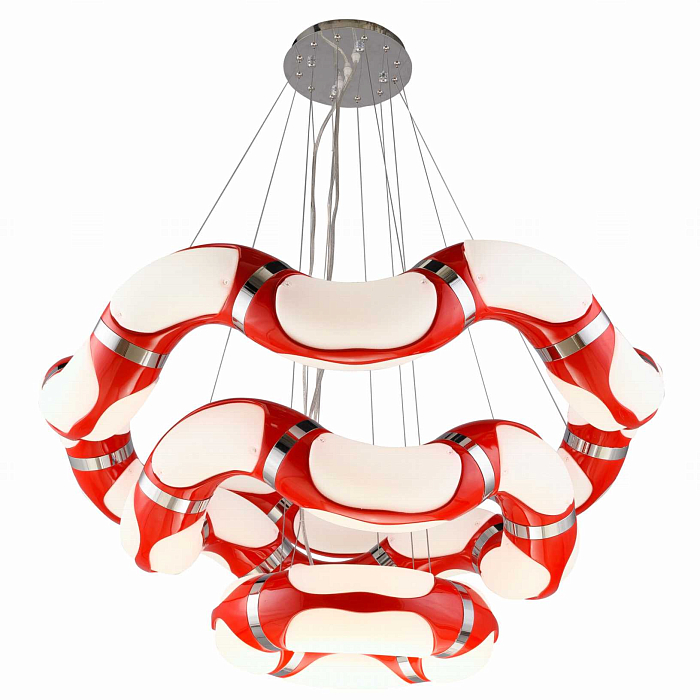 Люстра светодиодный Sfera Sveta 1074P/24A RED