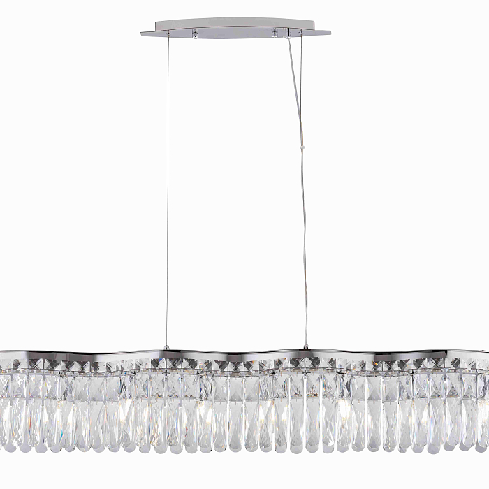 Люстра NewRgy 5683R/8A CHROME+CLEAR