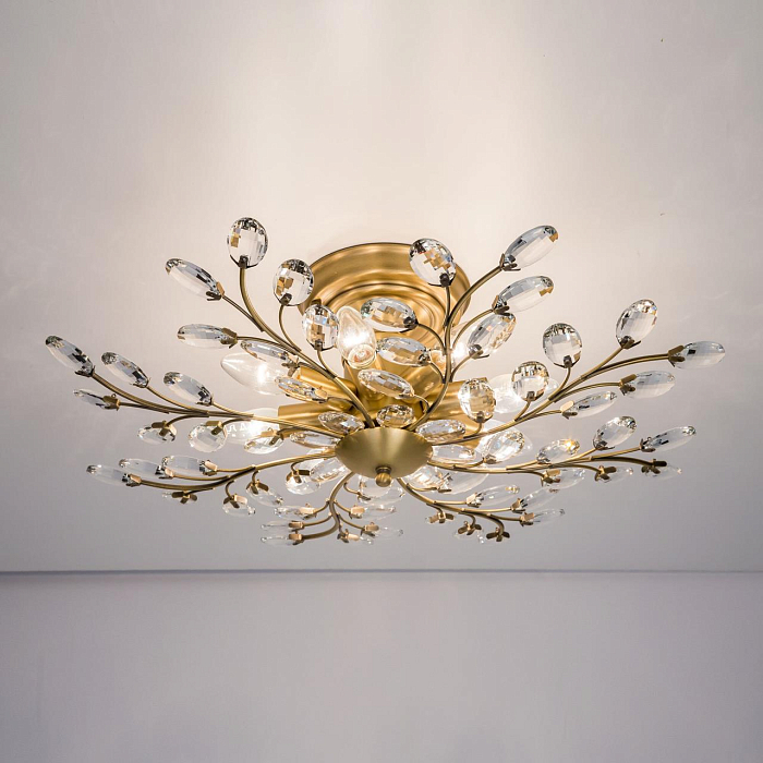 CL315183 Серенада Бронз+Прозр Св-к Люстра Люстра потолочная  CL315183