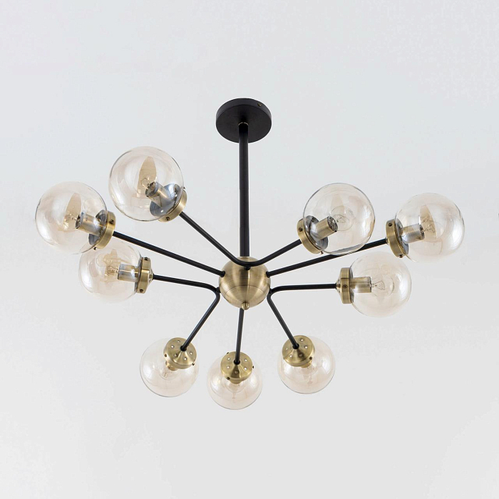 CL105295 Планета Черн+Дымч. Св-к Люстра Люстра на штанге  CL105295