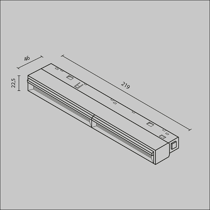 Трековая система Technical TR106-4-12W-DS-W