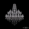 Люстра большая Bohemia Ivele Crystal 1415/24+12+6/530/2d Ni
