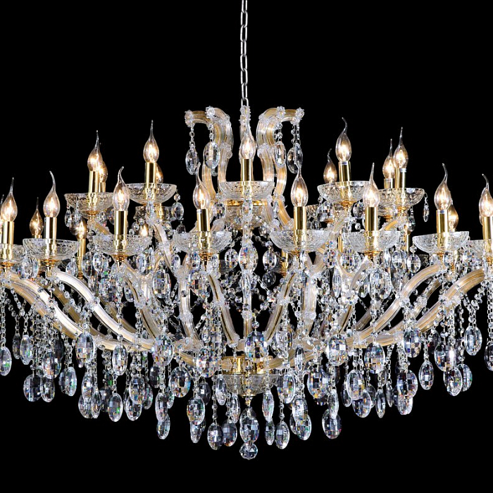 Люстра большая Crystal Lux HOLLYWOOD SP20+10 GOLD