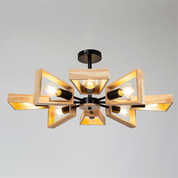 Люстра на штанге ARTE LAMP A8030PL-8BK