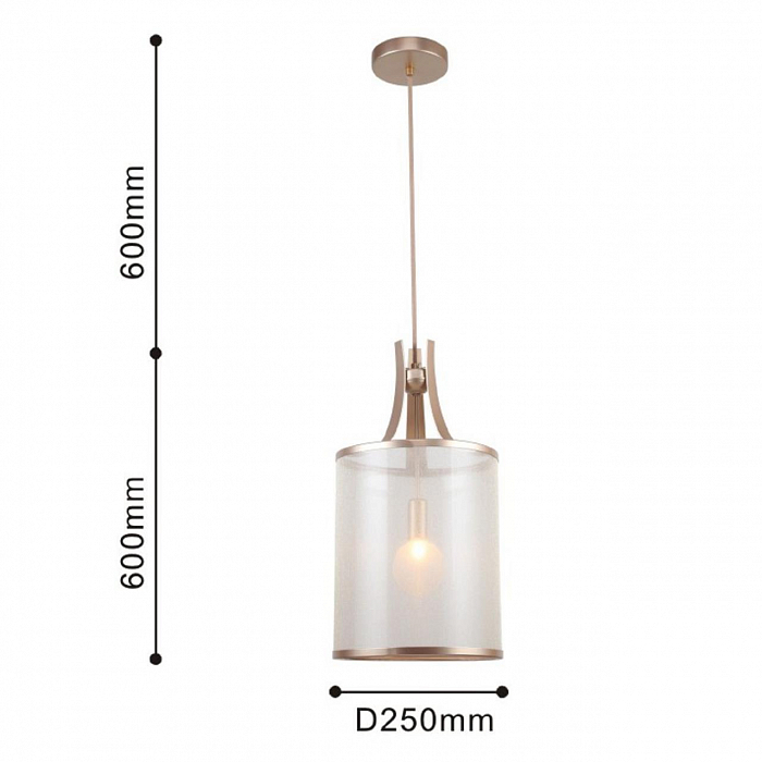 Светильник одинарный Favourite 2551-1P