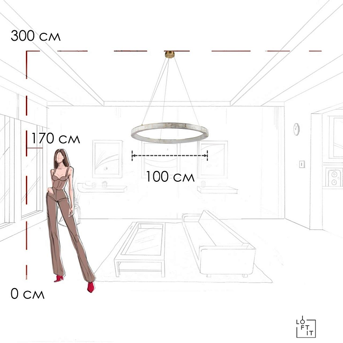 Светильник LOFT IT 10408/1000