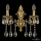 Бра на 2 лампы Bohemia Ivele Crystal 7202B14/2/175 A FP