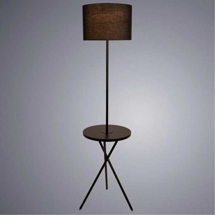 Торшер на 1 лампу ARTE LAMP A2070PN-1BK