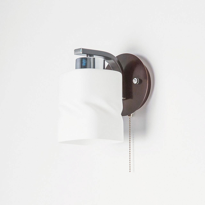 CL126312 Берта Хром+Венге Св-к Бра Бра на 1 лампу  CL126312