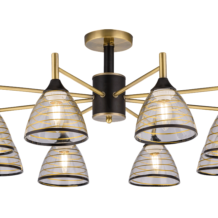 Люстра Sfera Sveta 3753/8 AB+BK