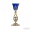 Настольная лампа интерьерная Bohemia Ivele Crystal 71400L/15 GW P2 Clear-Blue/H-1K FA1S