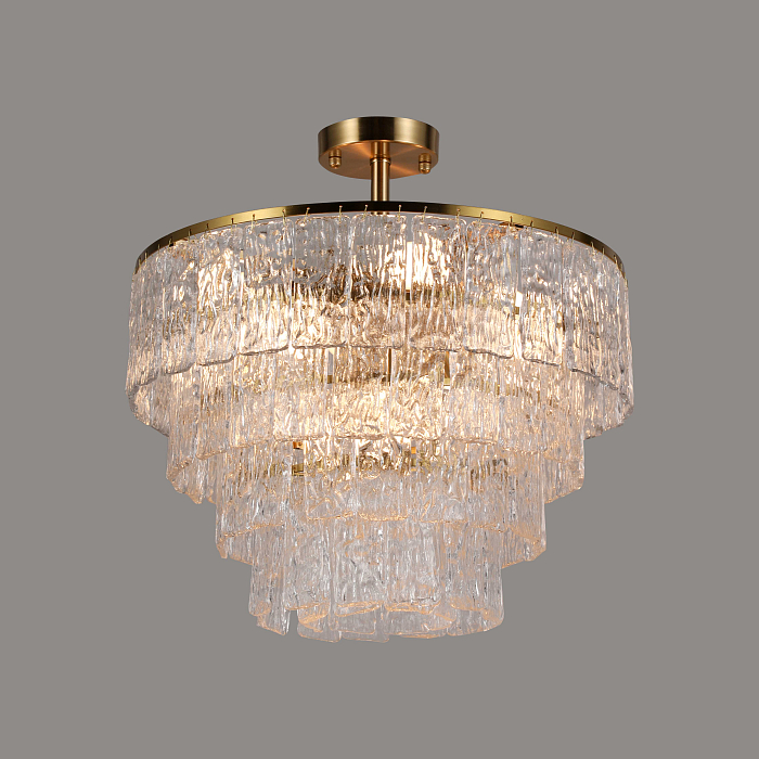 Люстра NewRgy 5011/10LT BRASS+CLEAR LIGHT