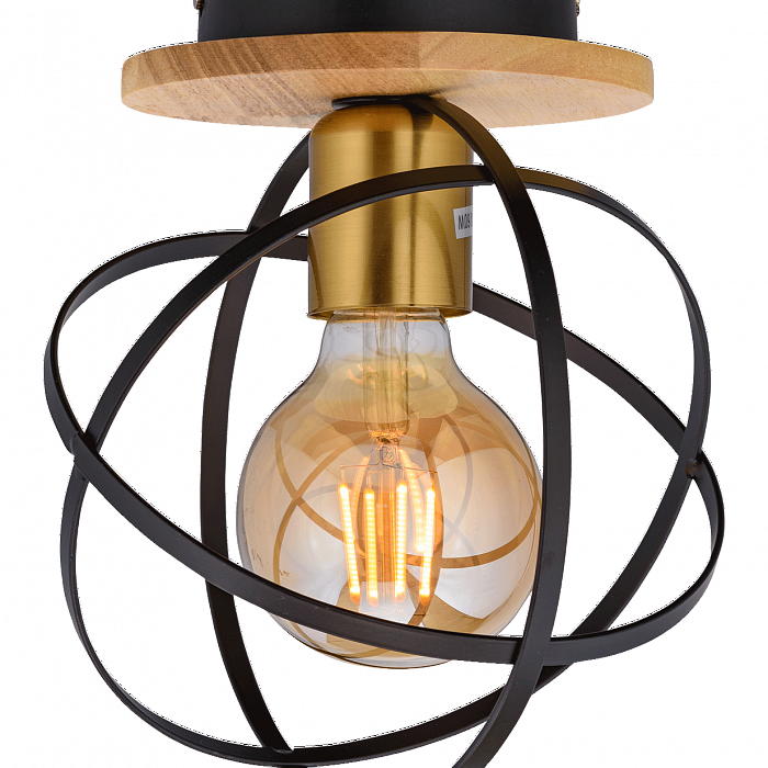 Люстра Sfera Sveta 4786/1H BK+COPPER