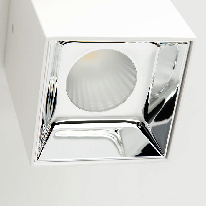 CL7440202 Старк Белый+Хром Св-к Потол. 12W*3500K Светильник накладной  CL7440202