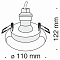 Светильник встраиваемый Technical DL006-1-01-W