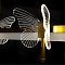 Светильник светодиодный ARTE LAMP A2187SP-1GO