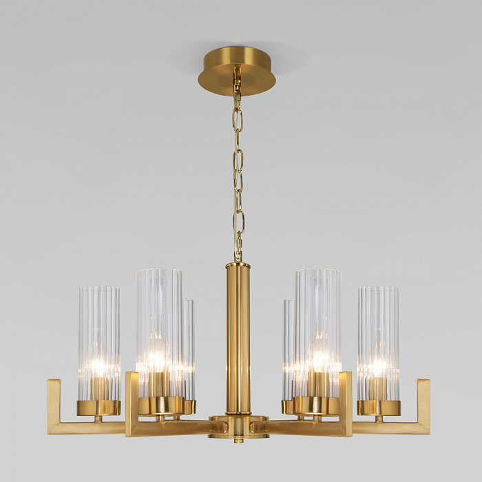 Люстра подвесная Eurosvet 60133/6 латунь