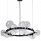 Люстра Crystal Lux AGATA SP15 V2 BLACK/TRANSPARENTE