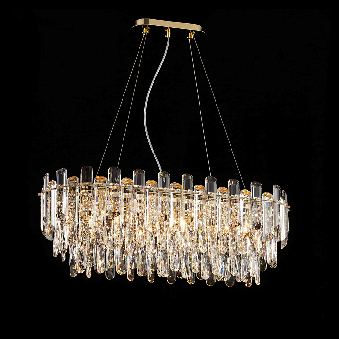 Люстра NewRgy NW076-L800*W300*H290 OVAL H GOLD