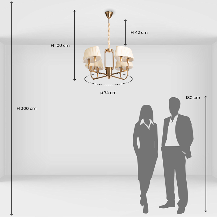 Люстра подвесная MW-Light 355014608