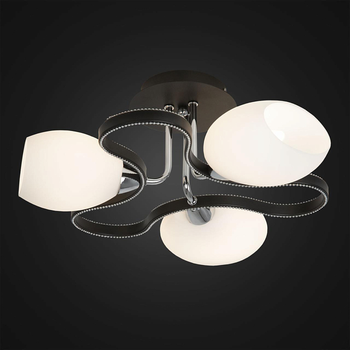 CL131132 Октава Темный+Хром Люстра Люстра потолочная  CL131132