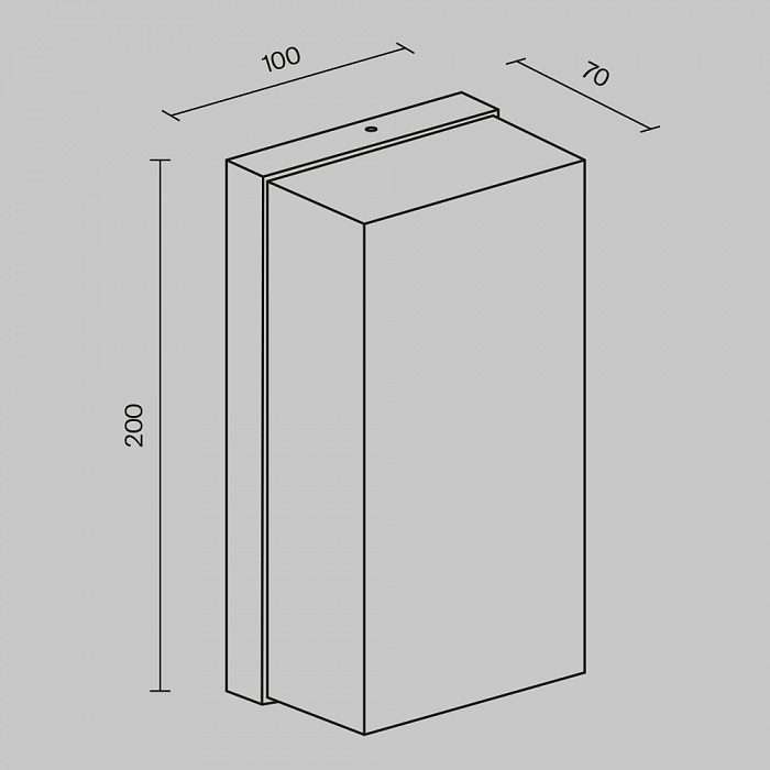 Бра Outdoor O454WL-L10GF3K