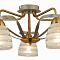 Люстра потолочная Sfera Sveta 85531/5A OLD SILVER+YE BR