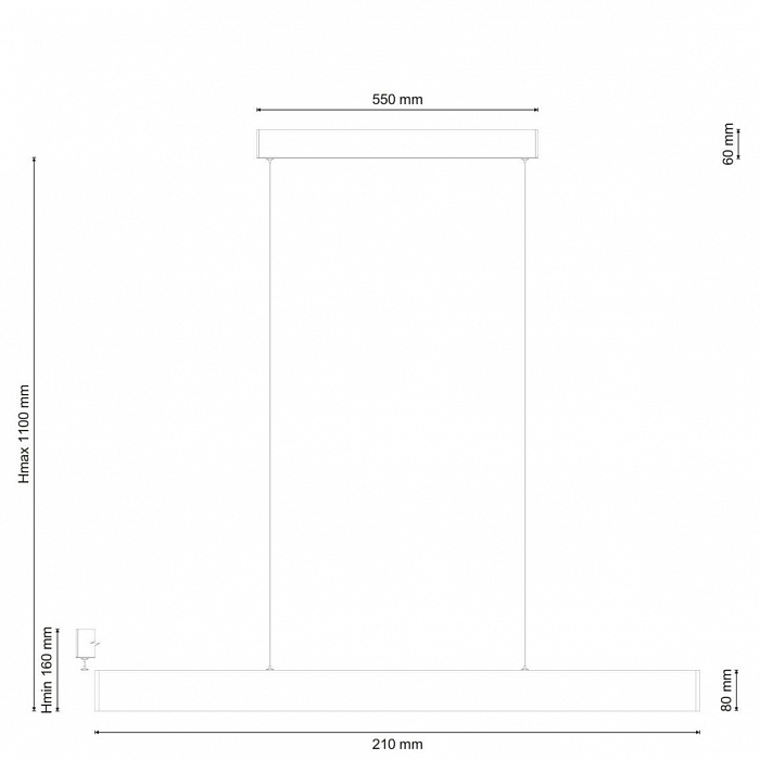 Люстра большой Lucia Tucci AERO 206.30 bianco LED