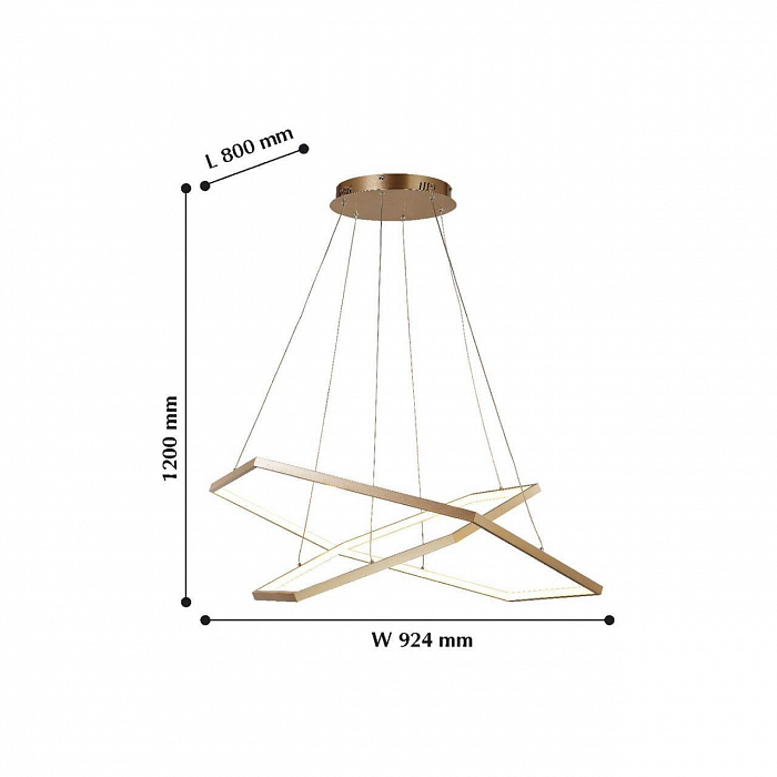 Люстра подвесная Favourite 2103-14P