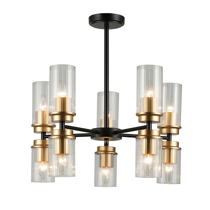 Люстра Sfera Sveta 74671/5+5 GOLD+BLACK