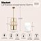 Светильник одинарный Maytoni MOD099PL-03G
