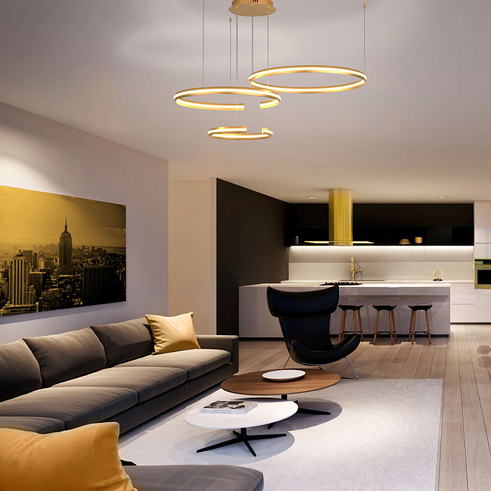 Люстра Eurosvet 90180/3 золото