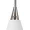 CL942011 Бокал Белый+Хром Мат. Подвес Светильник одинарный  CL942011