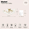 Светильник потолочная Maytoni MOD545CL-12BS