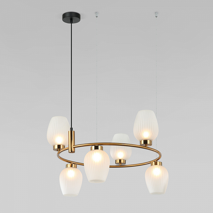 Люстра Eurosvet 30183/6 латунь