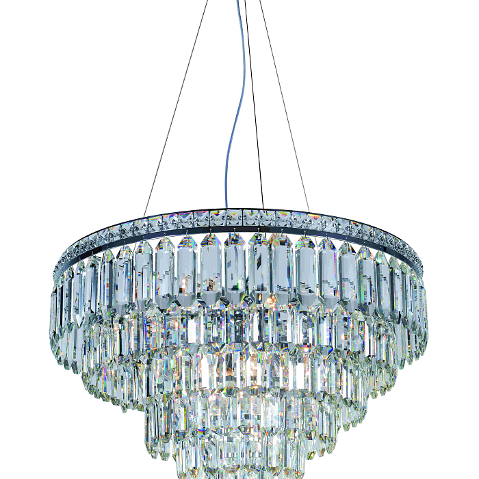 Люстра NewRgy 2796R/14A CHROME+CLEAR