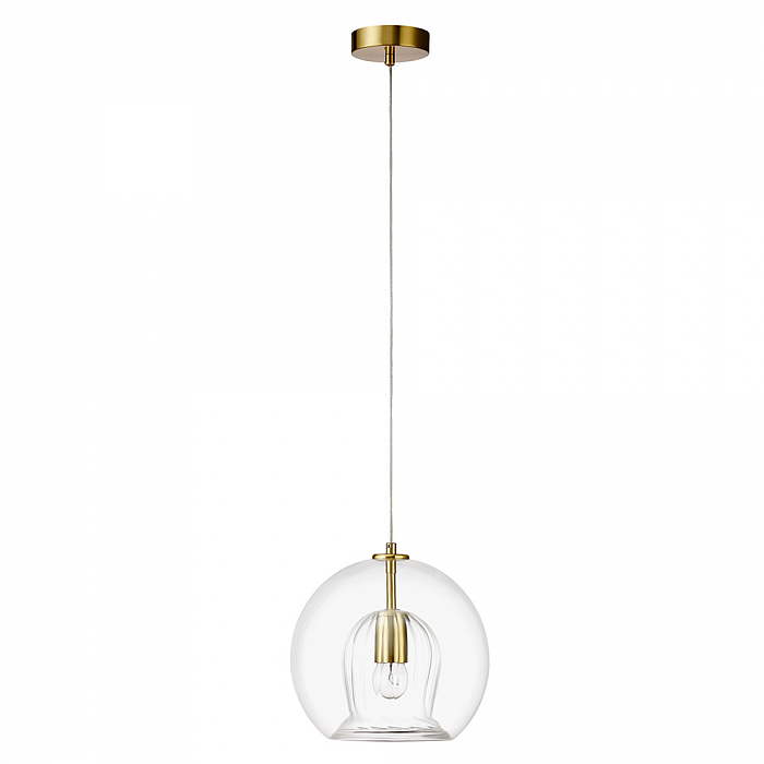 Светильник Crystal Lux LUISA SP1 BRASS/TRANSPARENT